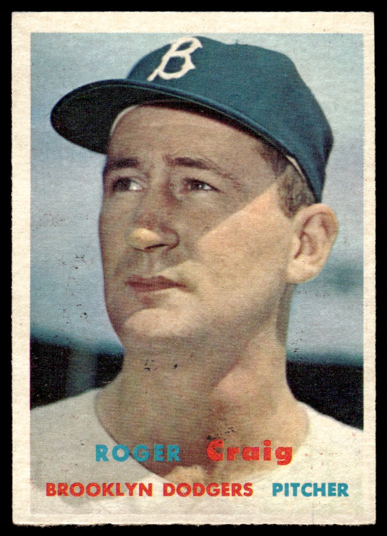 1957 Topps Roger Craig #173 card front image