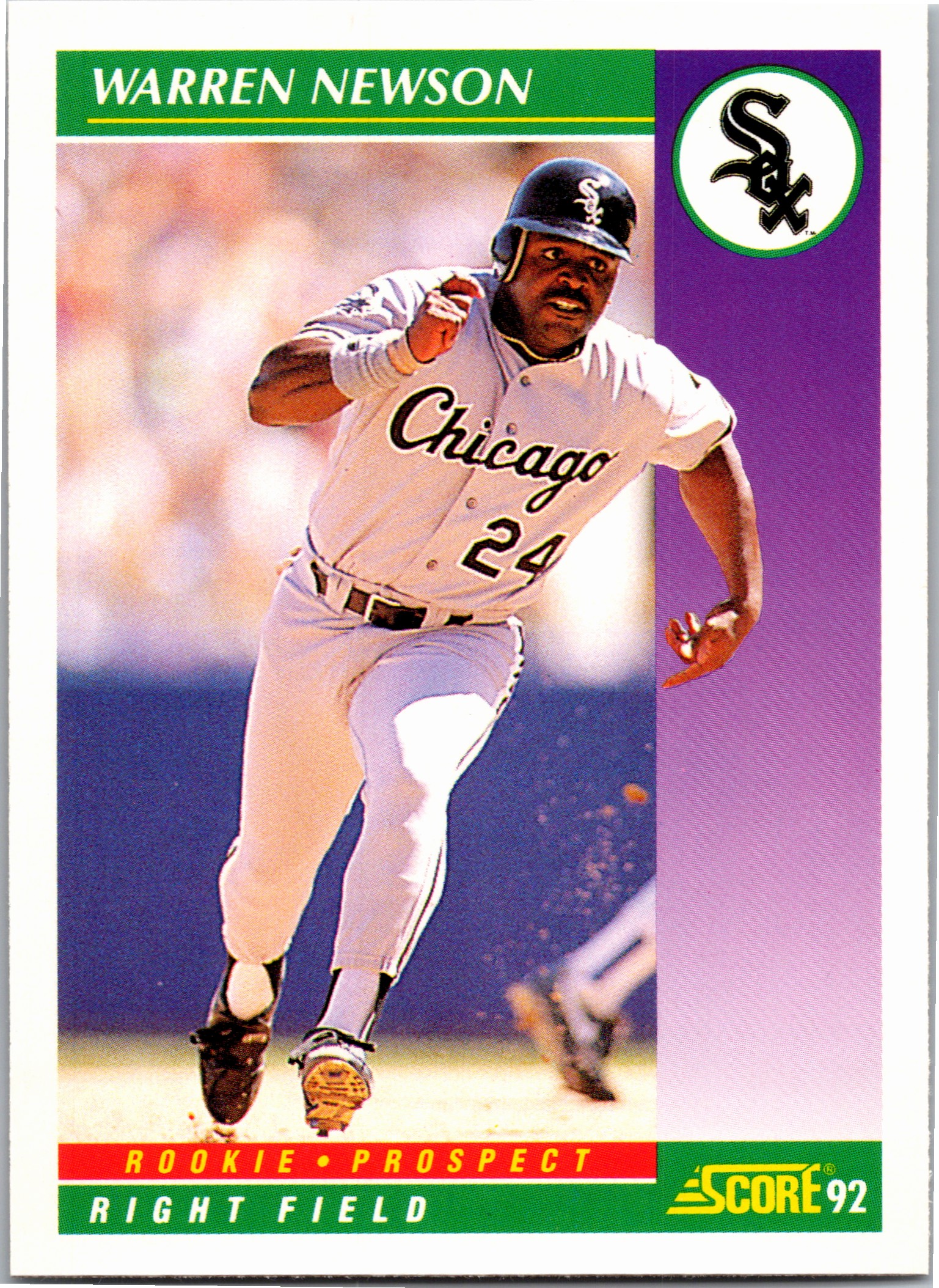 1992 Score Warren Newson #398 card front image