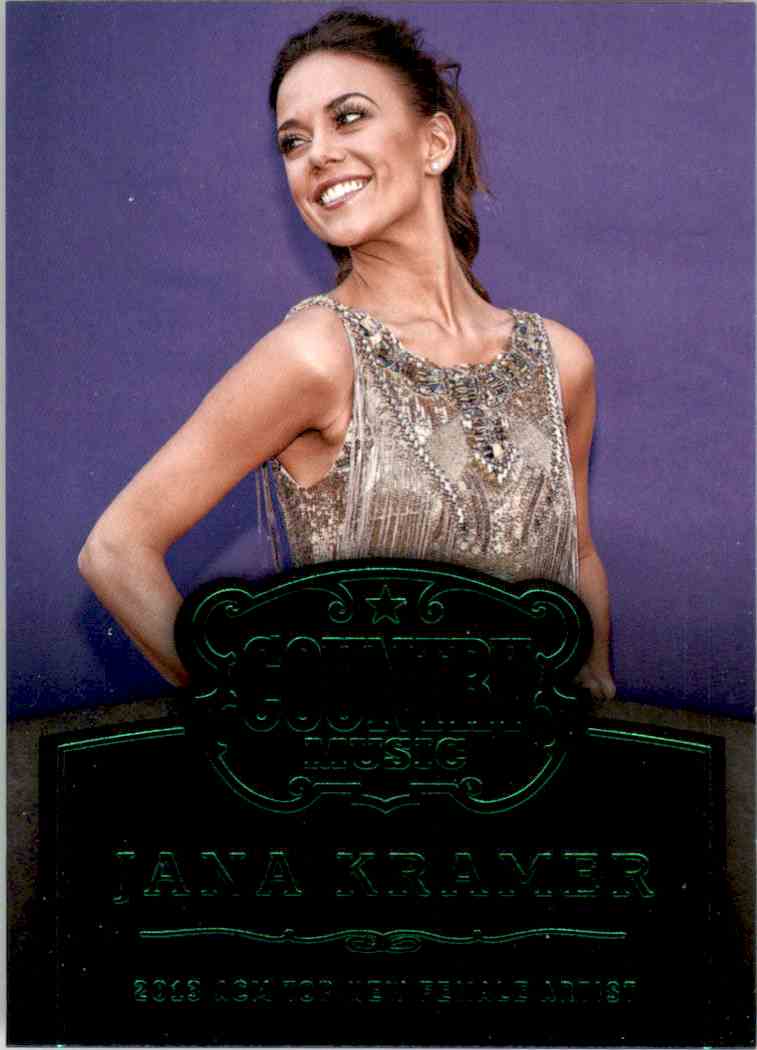 2015 Country Music Award Winners Green Jana Kramer #13 card front image