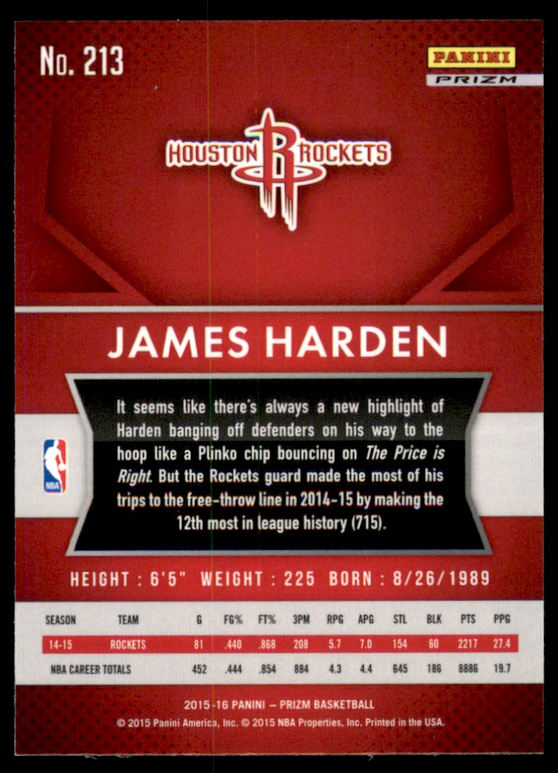 James on sale harden 213