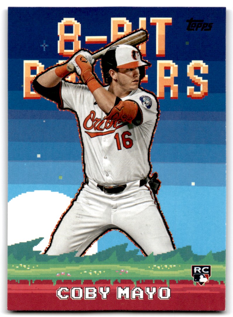 2025 Topps Celebration 8-Bit Ballers Coby Mayo RC Baltimore