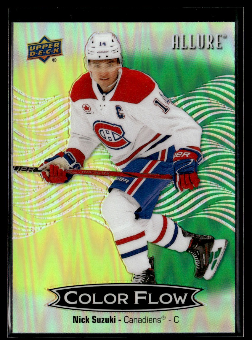 2024-25 Upper Deck Allure Color Flow Nick Suzuki Montreal