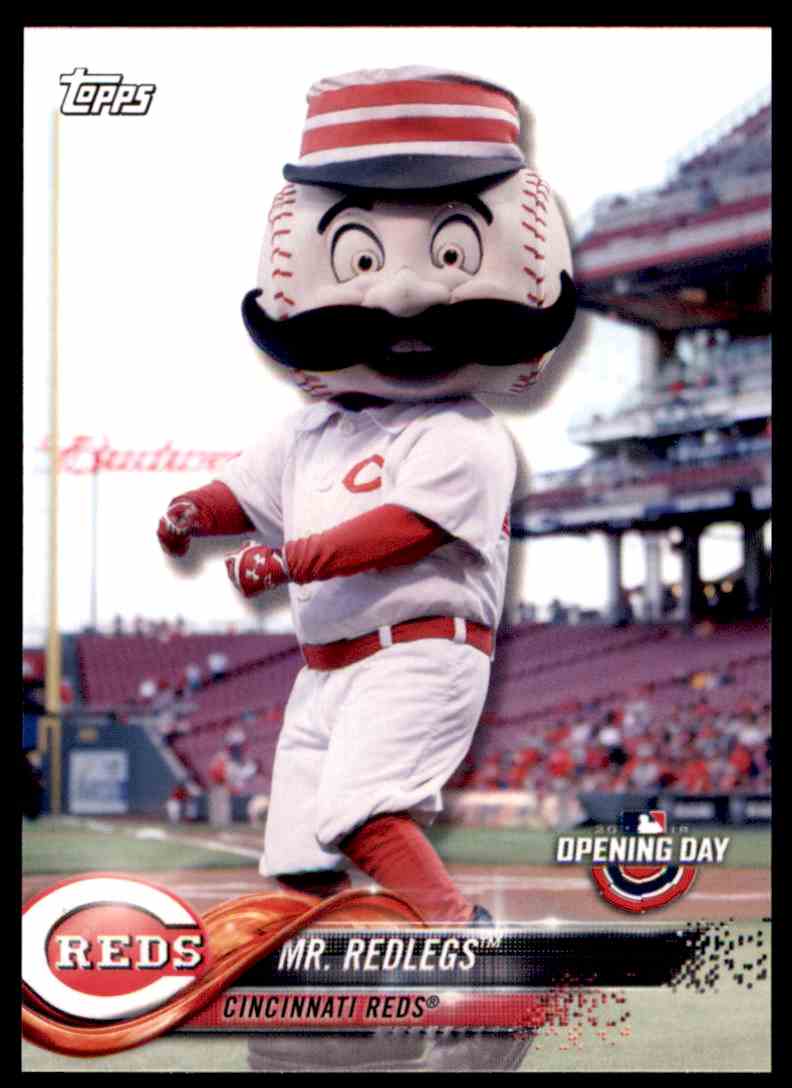 Redlegs Cincinnati Reds 2018 Topps Opening Day Mascots #M-7 Mr