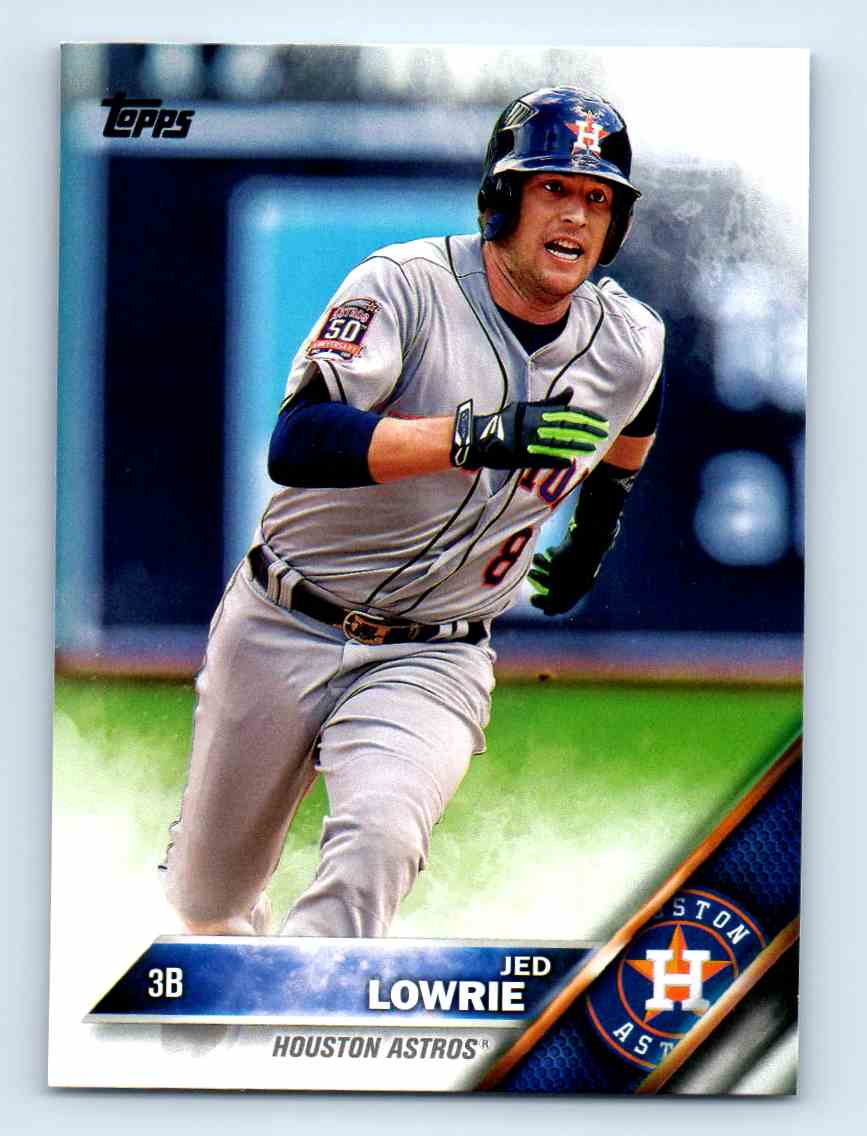 2016 Topps Baseball Card 16A2 Mint Jed Lowrie #38 on Kronozio