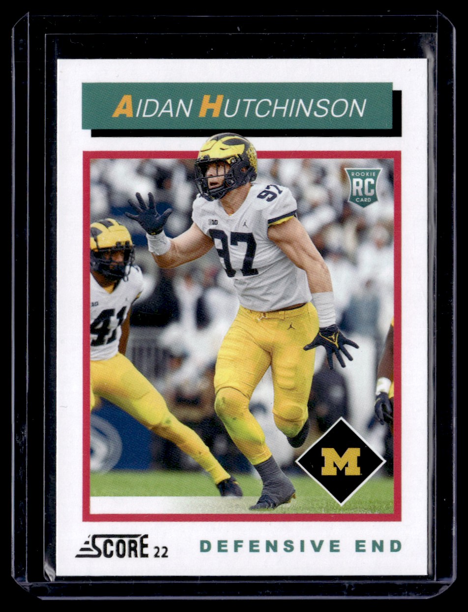 2022 Score 1992 Throwback Rookie Aidan Hutchinson #TB6 on Kronozio
