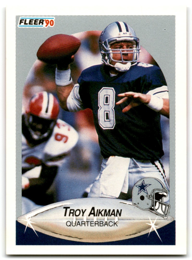 1990 Fleer Troy Aikman #384