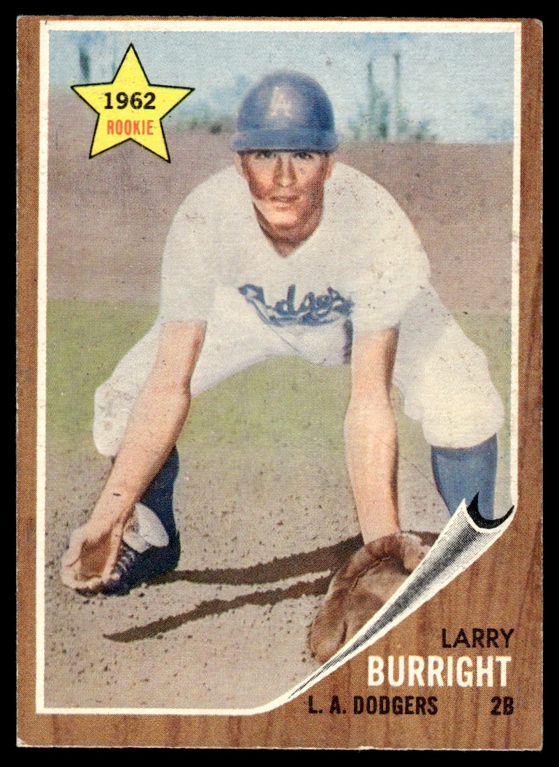 1962 Topps Larry Burright RC Los Angeles Dodgers #348 | eBay