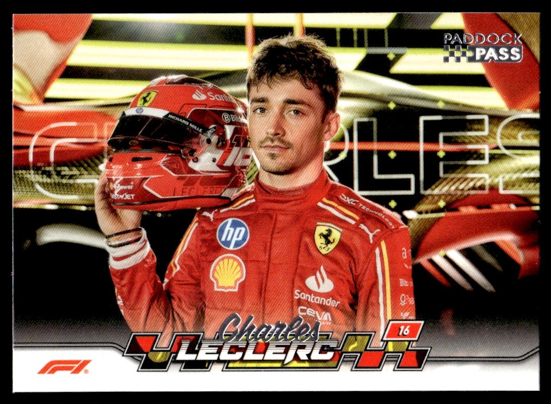 CHARLES LECLERC 2024 Topps Paddock Pass Formula 1 F1 Card #53