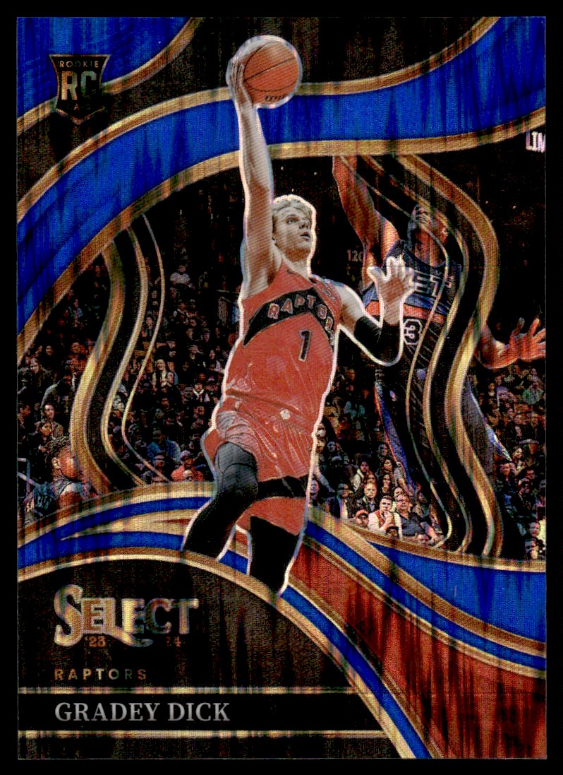 2024-25 Panini Select Blue Flash Gradey Dick Rookie 52/99 Toronto