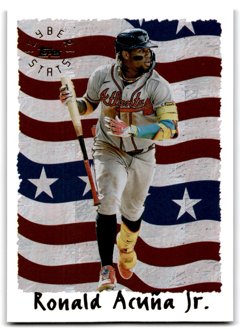 topps 2025 Ronaldo Acuña Jr. 25枚限定19/25 2025 Topps Archives CyberStats Ronald Acuna Jr. Atlanta Braves #25