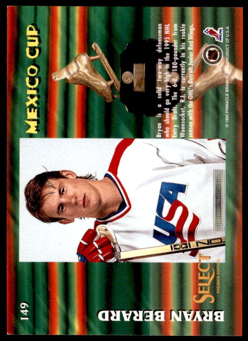 1994-95 Select Bryan Berard #149 card back image