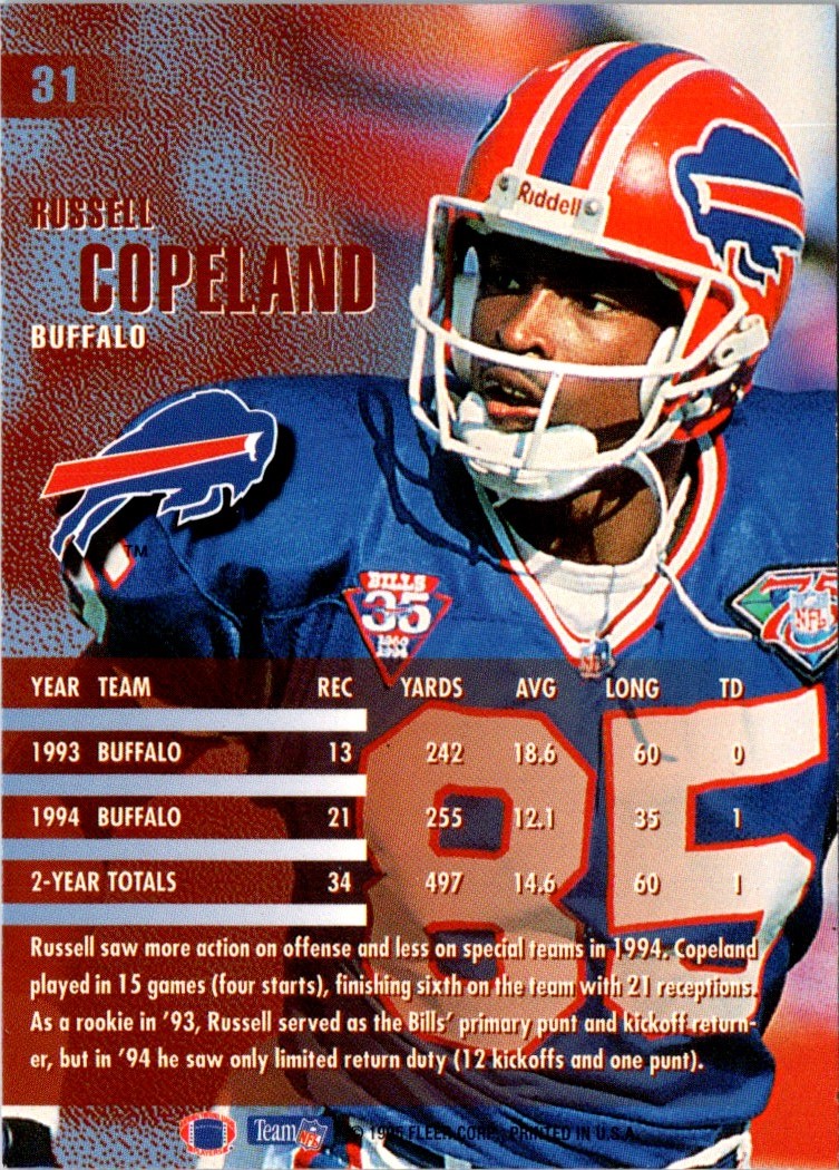 1994 Action Packed Herman Moore #31 card back image