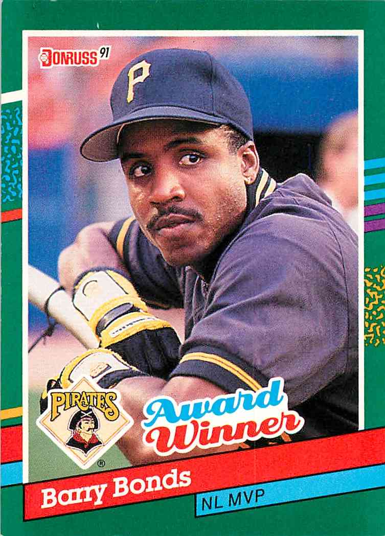 1990 Leaf MVP Barry Bonds #762 on Kronozio