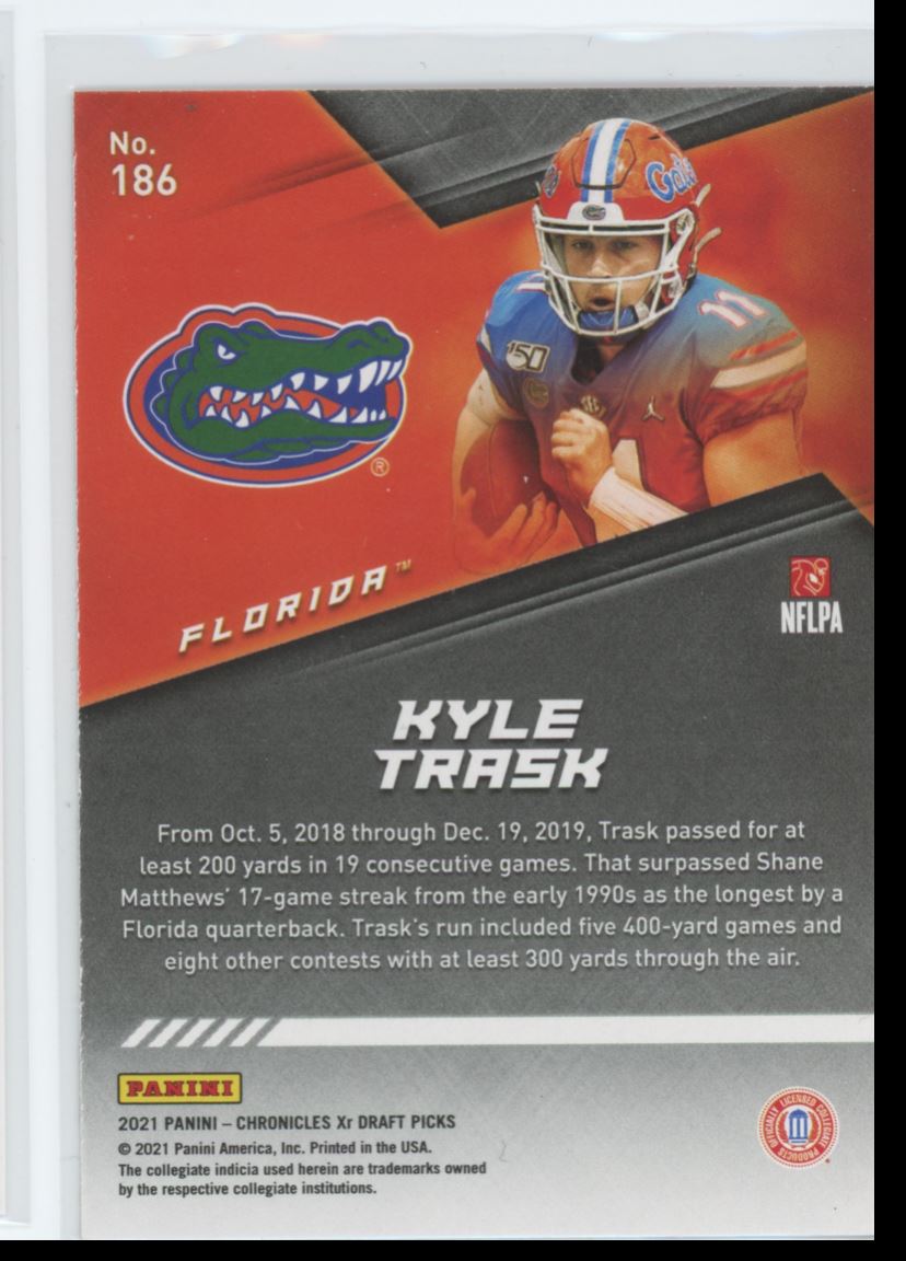 2021 Panini Chronicles Draft Picks Kyle Trask 186 on Kronozio