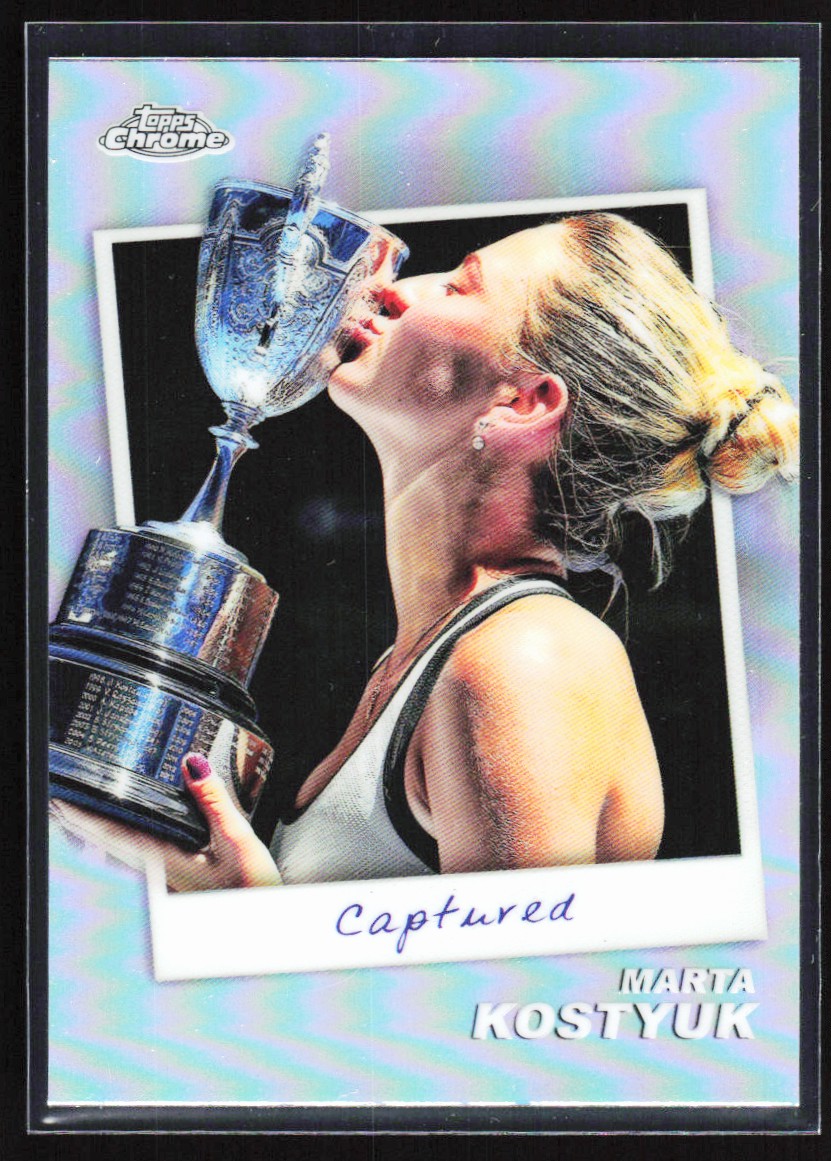 2024 TOPPS CHROME TENNIS CAPTURED MARTA KOSTYUK #CTD-MK | eBay