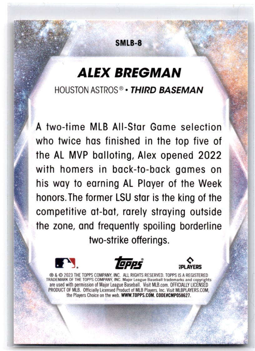 MLB ALEX BREGMAN アレックス ブレグマン 直筆サインカード MLB ALEX BREGMAN アレックス ブレグマン 直筆サインカード