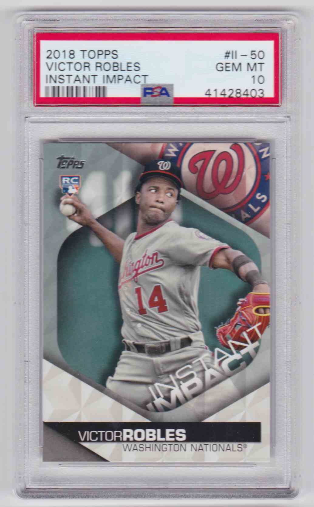 2018 Topps Instant Impact Victor Robles #403 on Kronozio