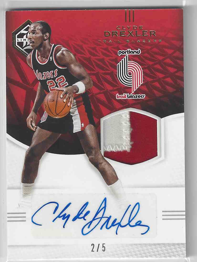 clyde drexler autograph