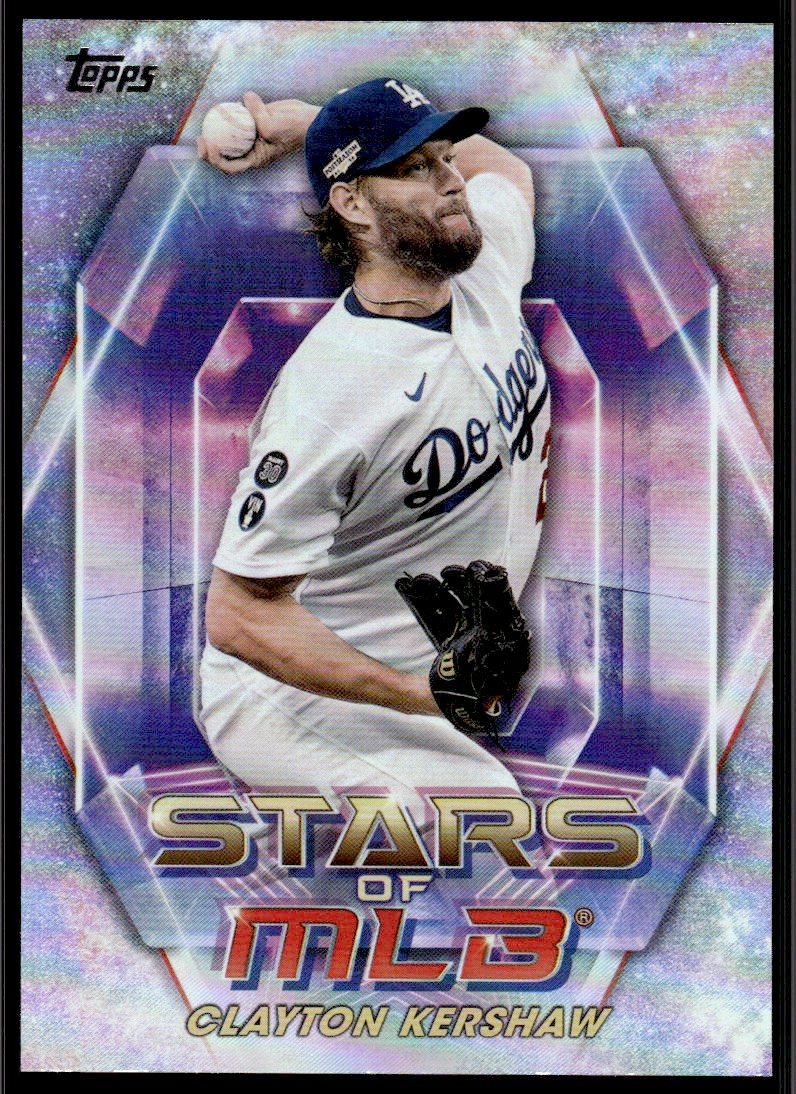 Clayton Kershaw- (10) Card Pack MLB Baseball Superstar Clayton