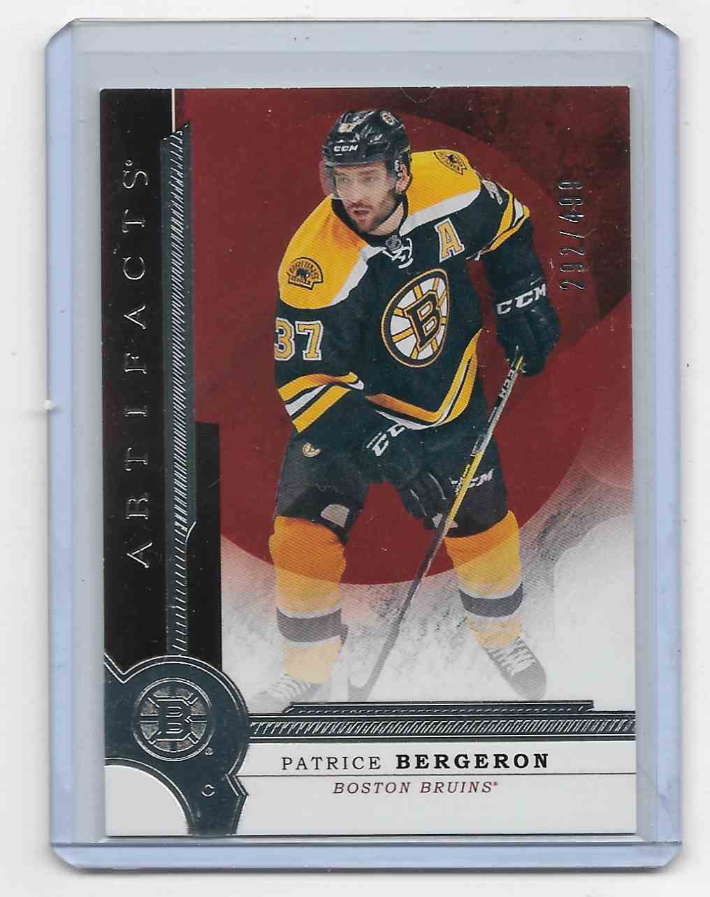 2016-17 Upper Deck Artifacts Patrice Bergeron #107 on Kronozio