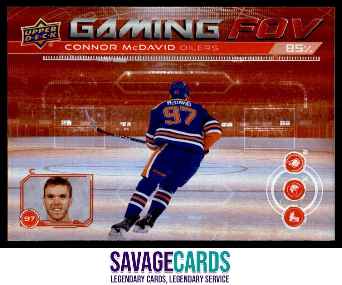 UPPER DECK NHLカード FULL FORCE CONNOR McDAVID OILERS #V-CM 送料無料 中古 IT1 CONNOR McDAVID OP-22 2024-25 Upper Deck O-Pee-Chee GLOSSY