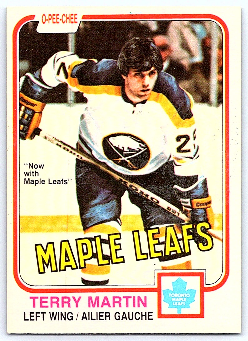 1981-82 O-Pee-Chee **C** Terry Martin #321