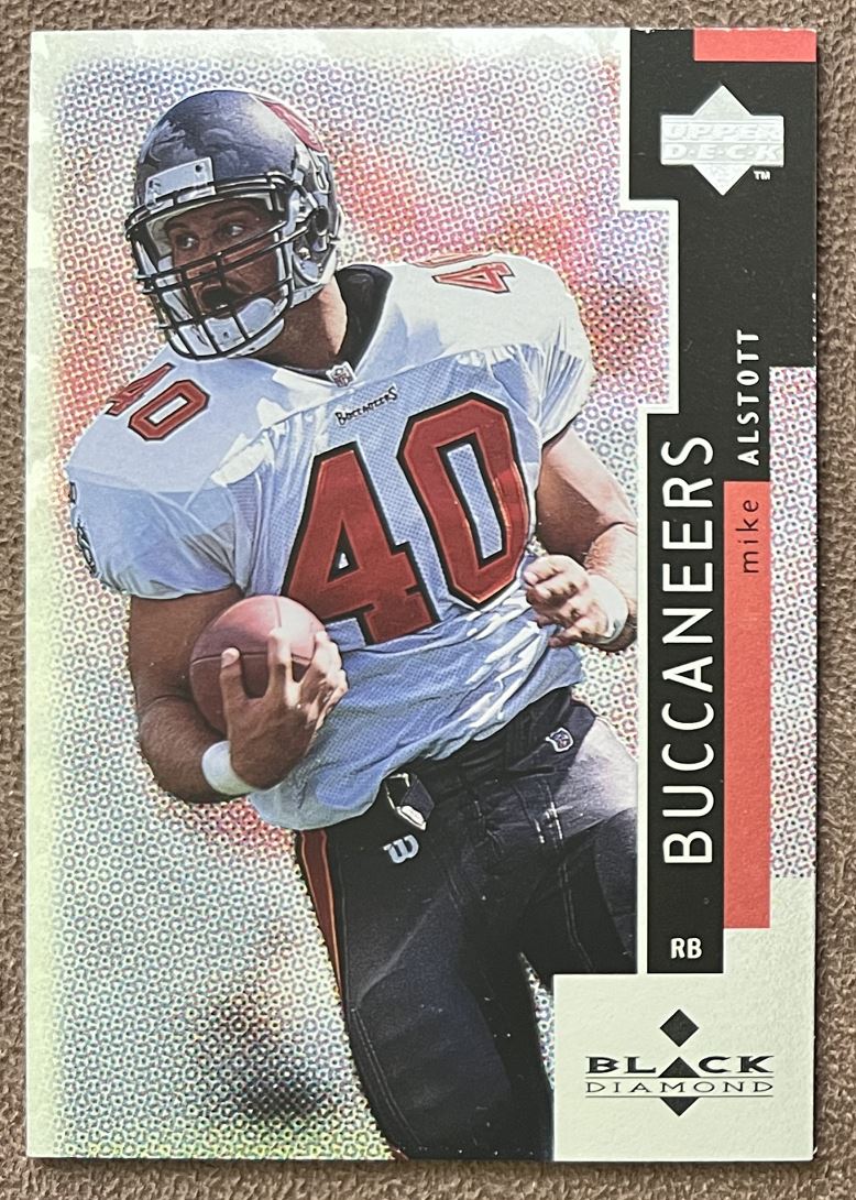 1998 Upper Deck Black Diamond Mike Alstott Tampa Bay Buccaneers