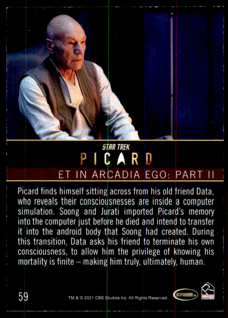 ピカードページ 2021 Star Trek Picard Picard #59 | eBay