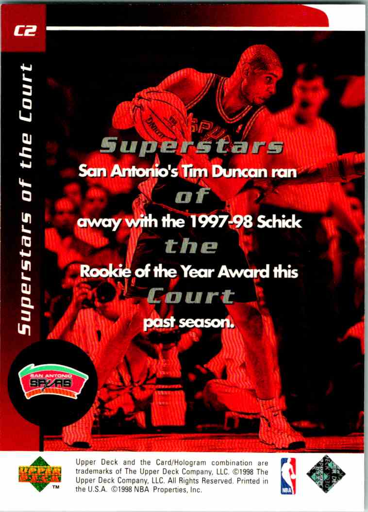upper deck tim duncan rookie card upper deck tim duncan rookie card