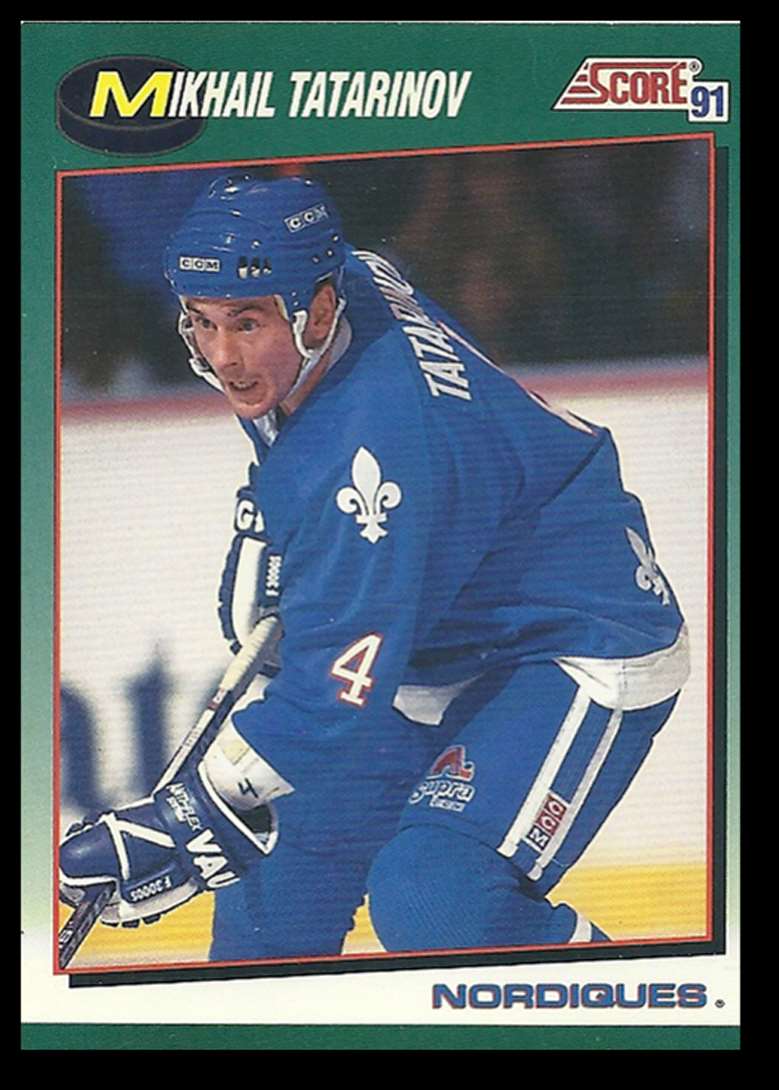 1991-92 Score Rookie And Traded Mikhail Tatarinov #12T