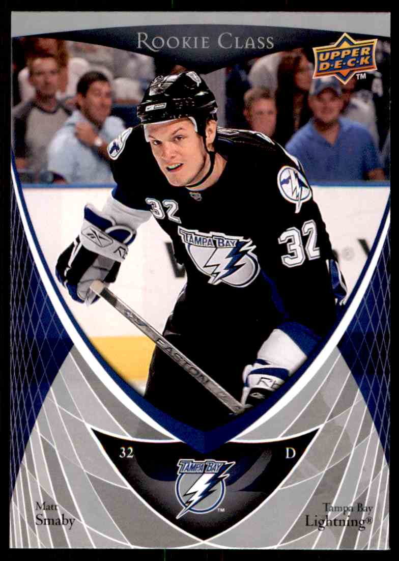 2007-08 Upper Deck Rookie Class Matt Smaby #19 on Kronozio