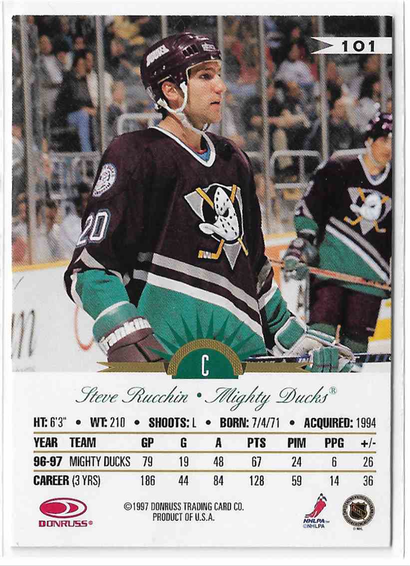 1997-98 Leaf International Steve Rucchin #101 On Kronozio