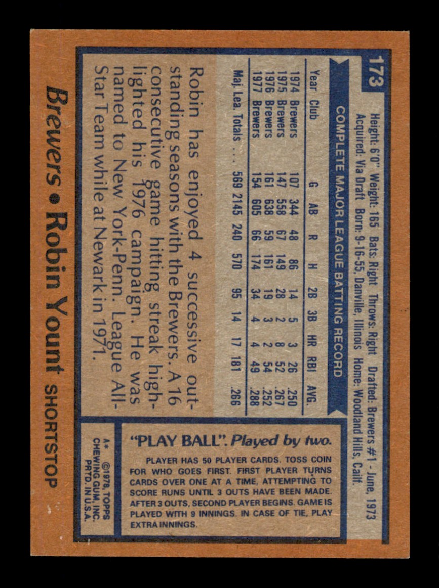 Topps Baseball #1-250 1978 - TÚ ELIGES - Completa tu conjunto - Imagen 345 de 499