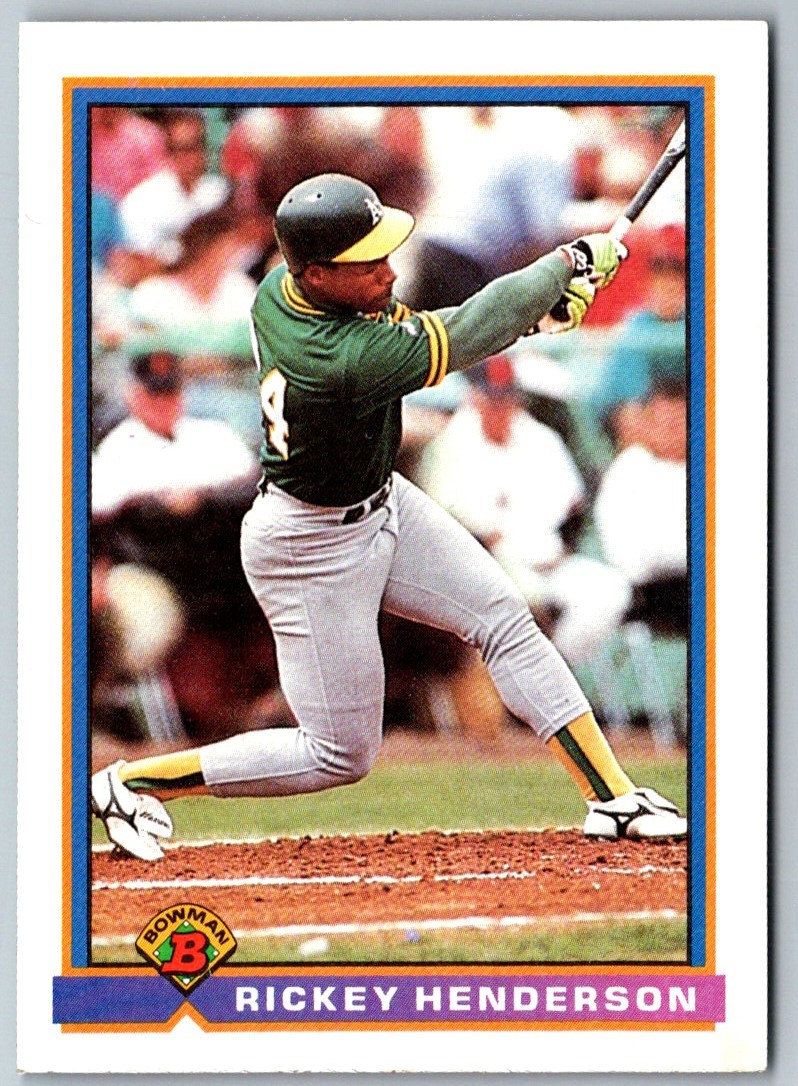 1991 Bowman Rickey Henderson #213