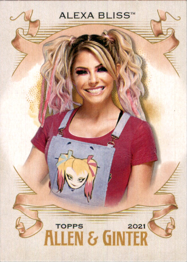 2021 Topps Heritage WWE Allen and Ginter Wrestling Card Alexa Bliss #2