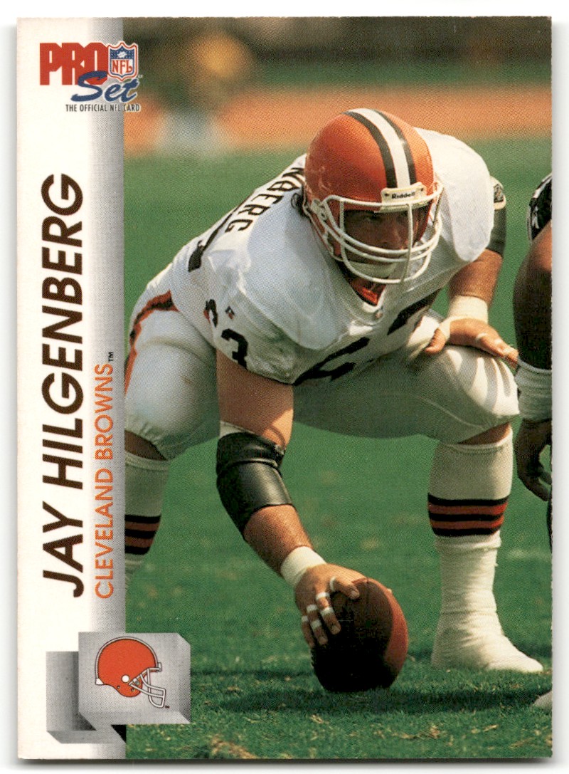 1992 Pro Set Football Card Jay Hilgenberg #465 Cleveland Browns | eBay