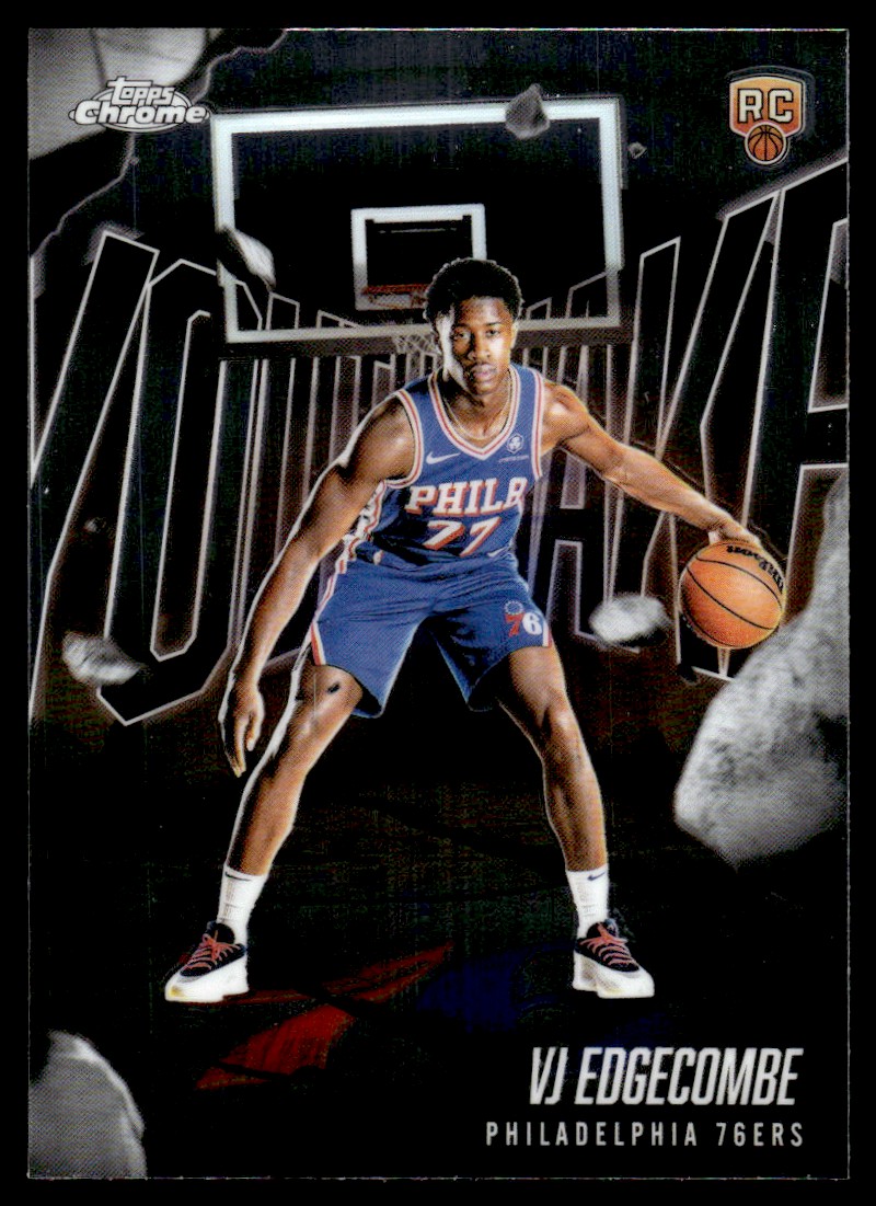 2025-26 Topps Chrome Youthquake VJ Edgecombe Rookie Philadelphia