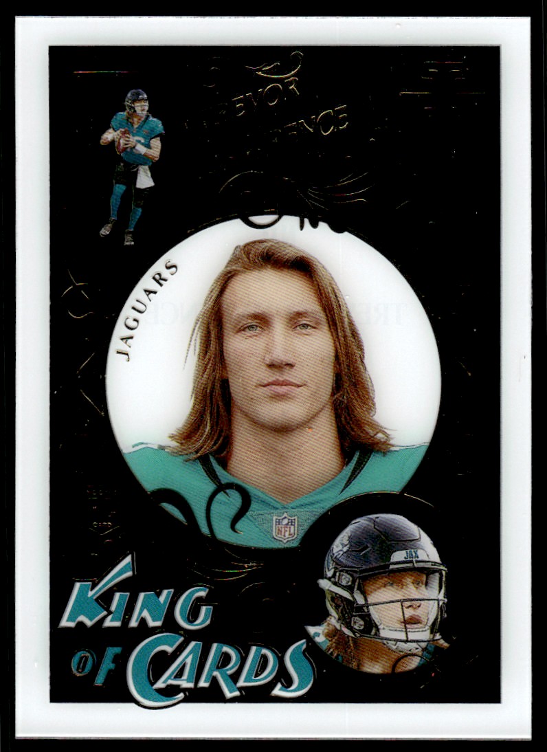 Trevor Lawrence 2021 Panini Illusions King of Cards Rookie Card #KC-11