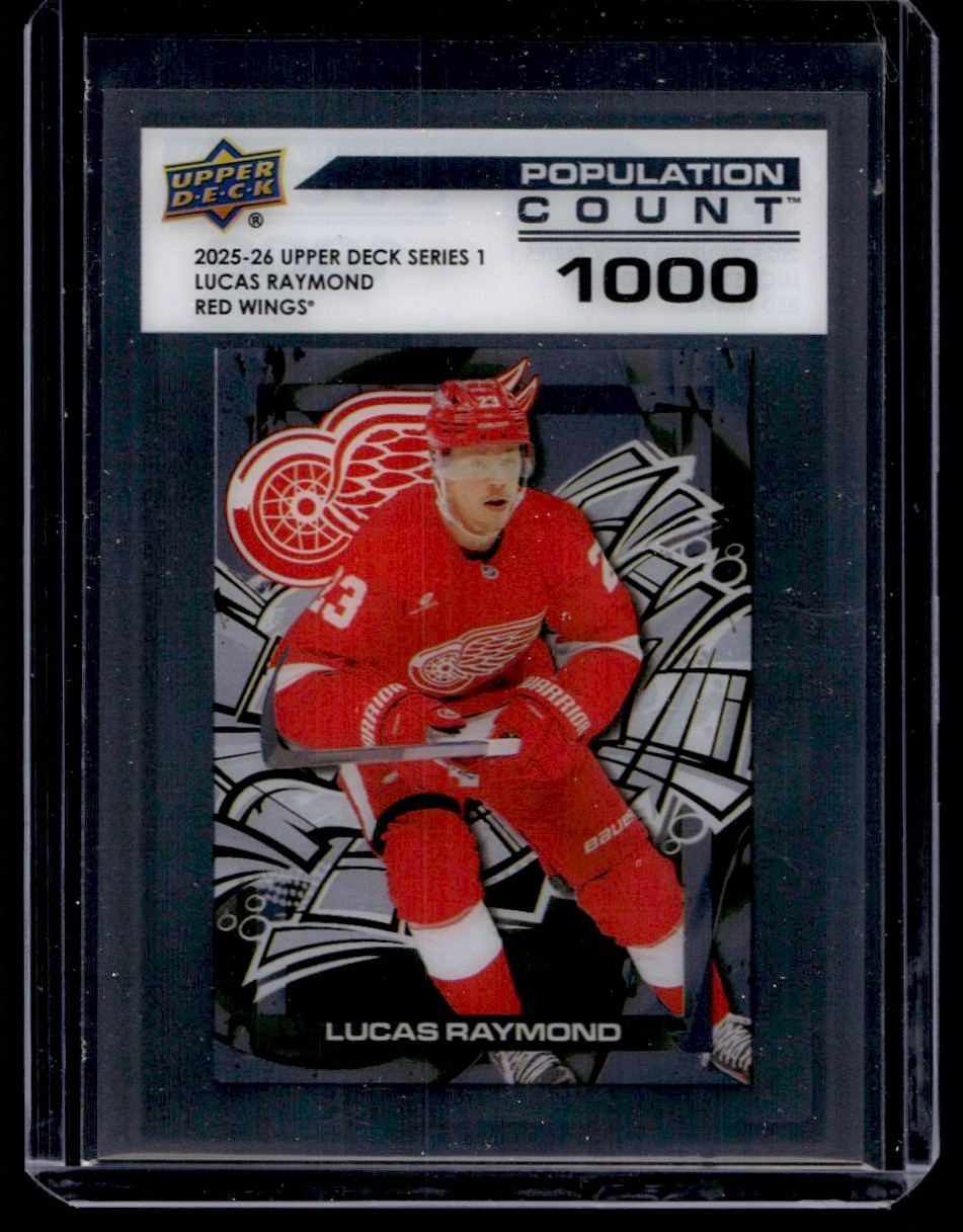 2025-26 Upper Deck Population Count 1000 Lucas Raymond #PC-27 | eBay