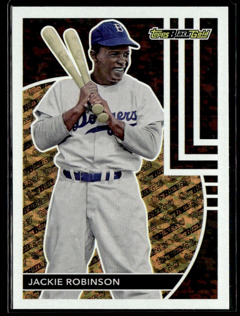 2024 Topps Update Black Gold Jackie Robinson Los Angeles