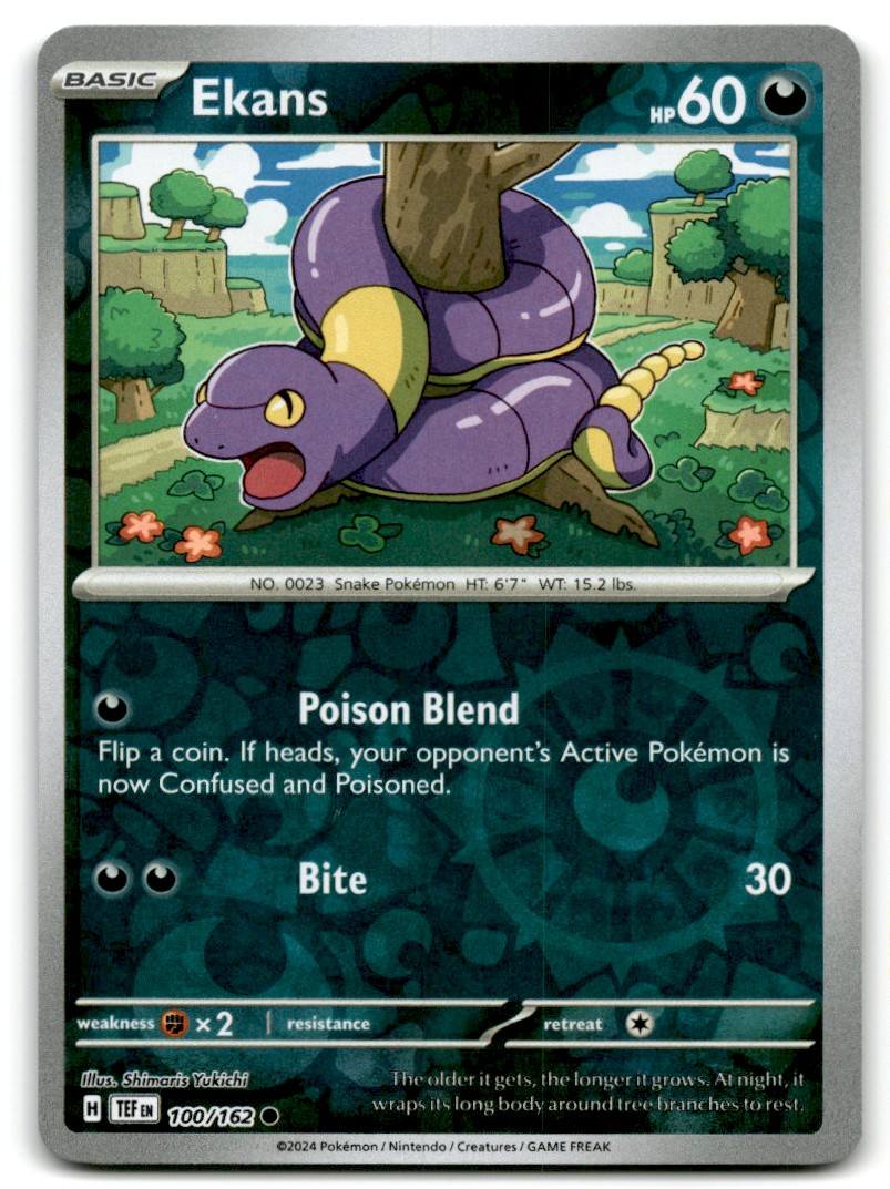 now in stock pokemon cards Pokemon Trading Card TCG Ekans #100 Reverse Holo
