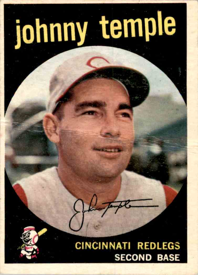 1959 Topps Johnny Temple #335 card front image