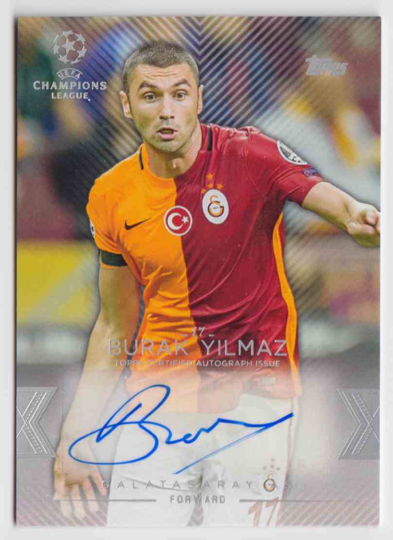 2015 Topps UEFA Champions League Showcase Burak Yilmaz # ...