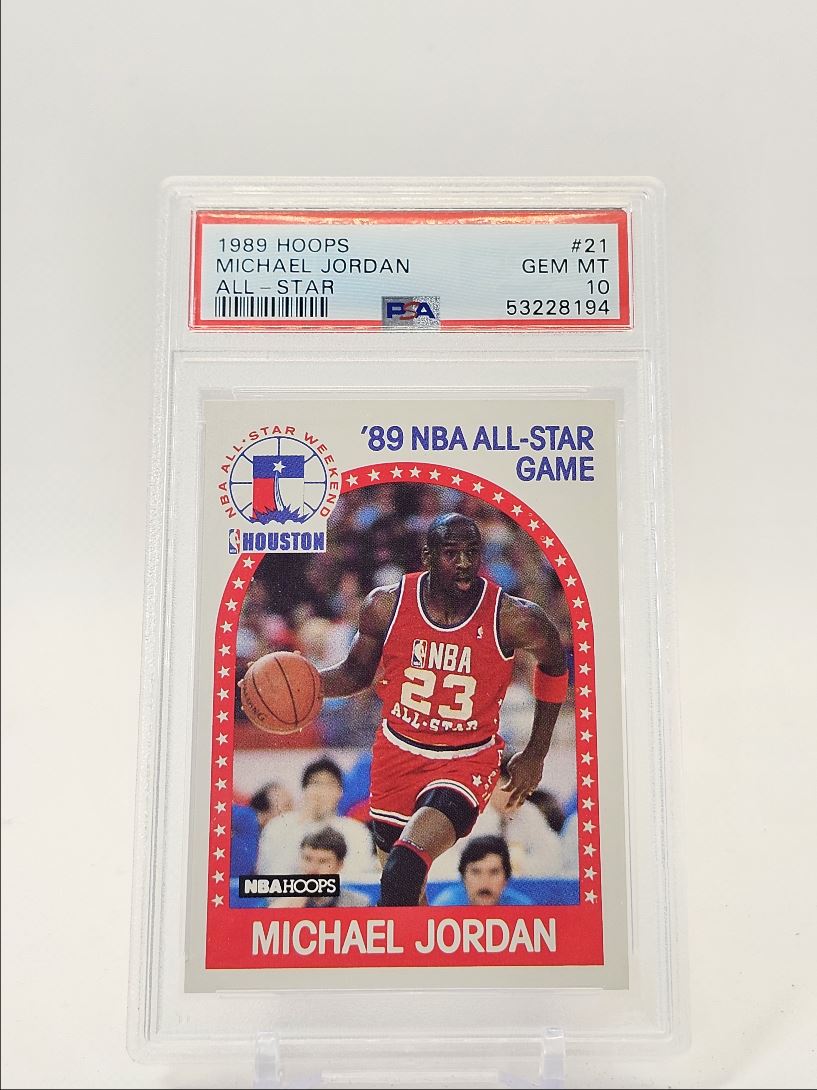 1989-90 NBA HOOPS ALL-STAR GAME #21 GEM MINT MICHAEL JORDAN on