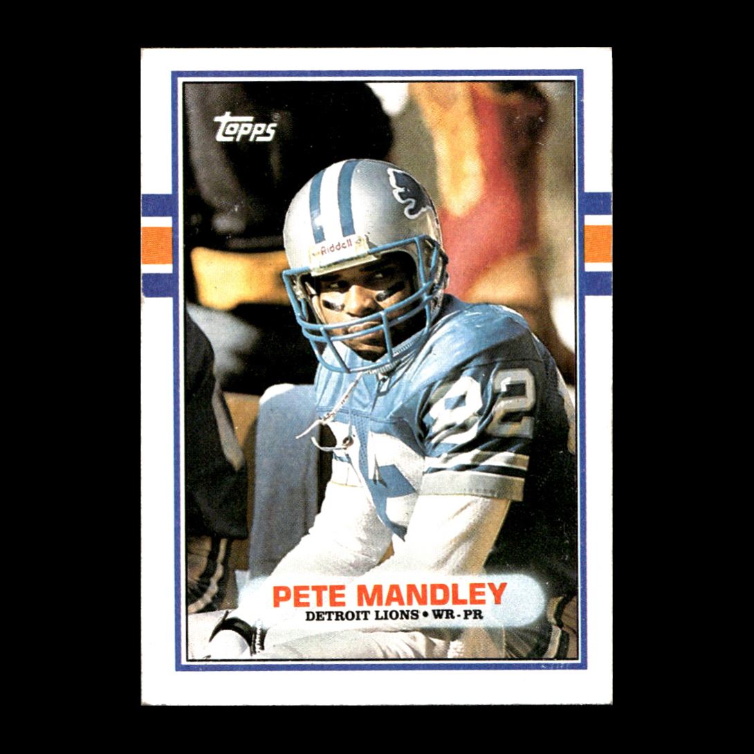 Pete Mandley 1989 Topps Detroit Lions #368 Nice Vintage Set! | eBay