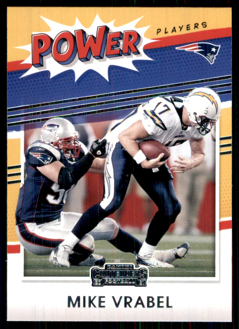 2021 Panini Contenders Power Players Mike Vrabel #9 card front image