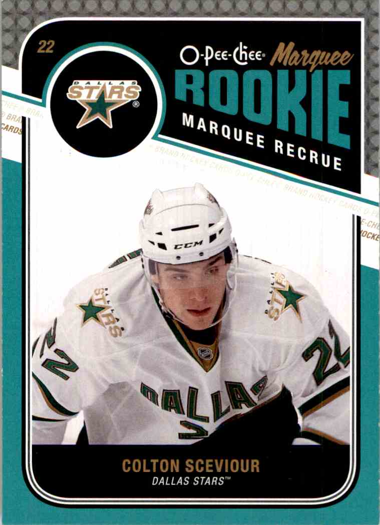 2011-12 O-Pee-Chee Marquee Rookie Colton Sceviour #588