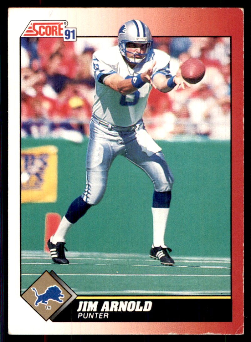 【希少激レア入手困難】 American Football CDシングル 1991 Score Jim Arnold Detroit Lions #131 | eBay