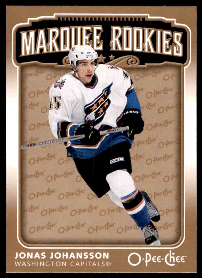 2006-07 O-Pee-Chee Jonas Johansson #535