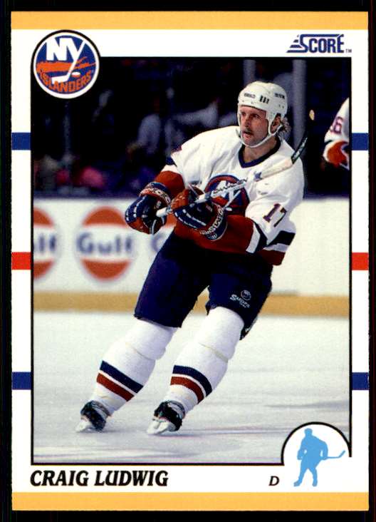 1990-91 Score Rookie and Traded Craig Ludwig #8T